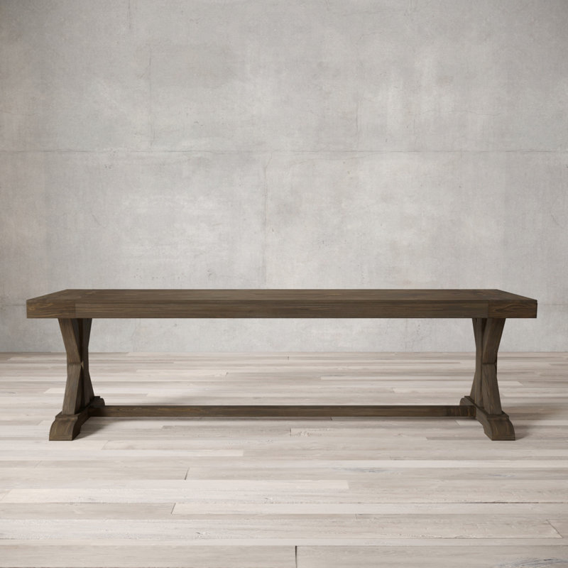 Gracie Oaks Mcdevitt Solid Wood Bench Wayfair